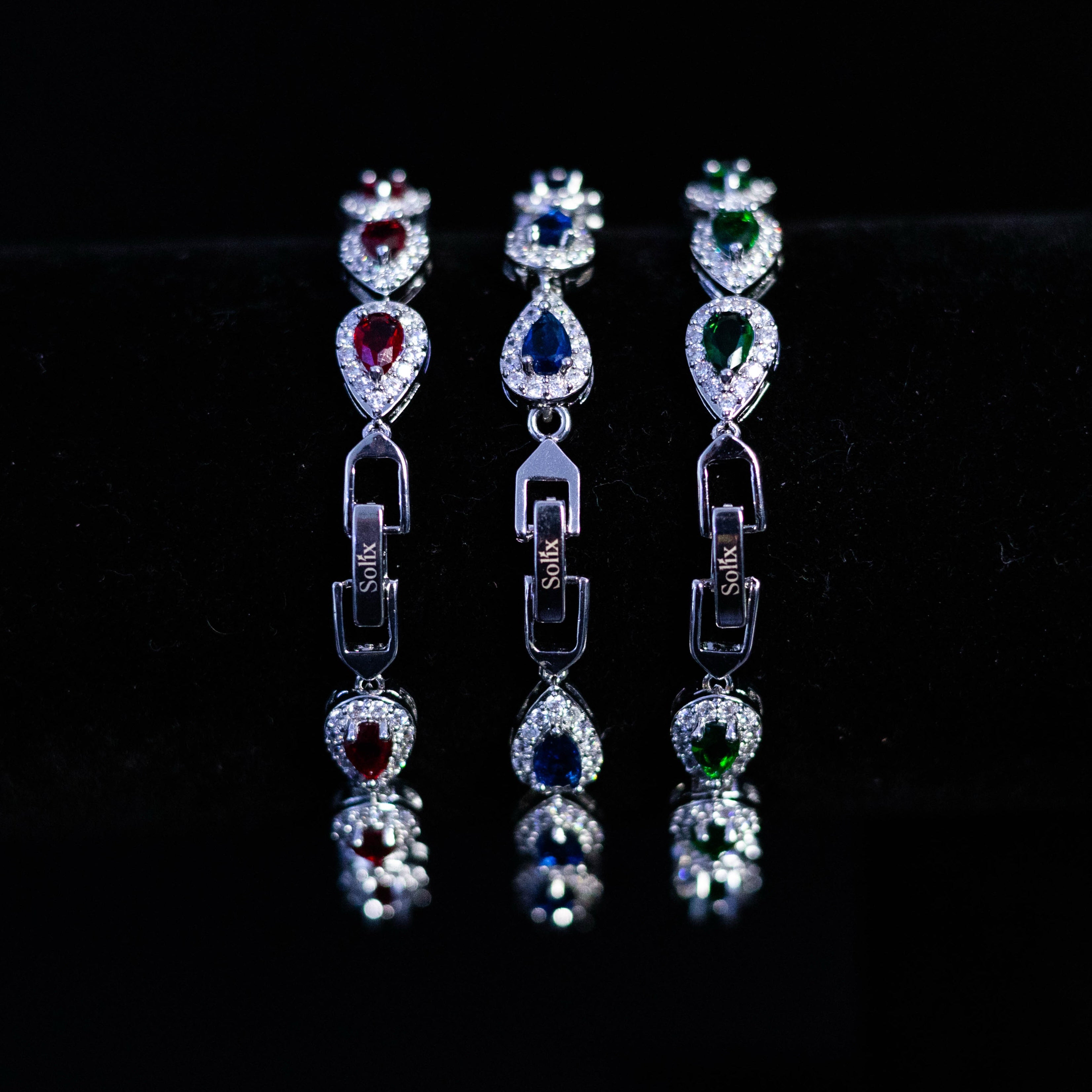 Crystal Drop Flex Bracelet