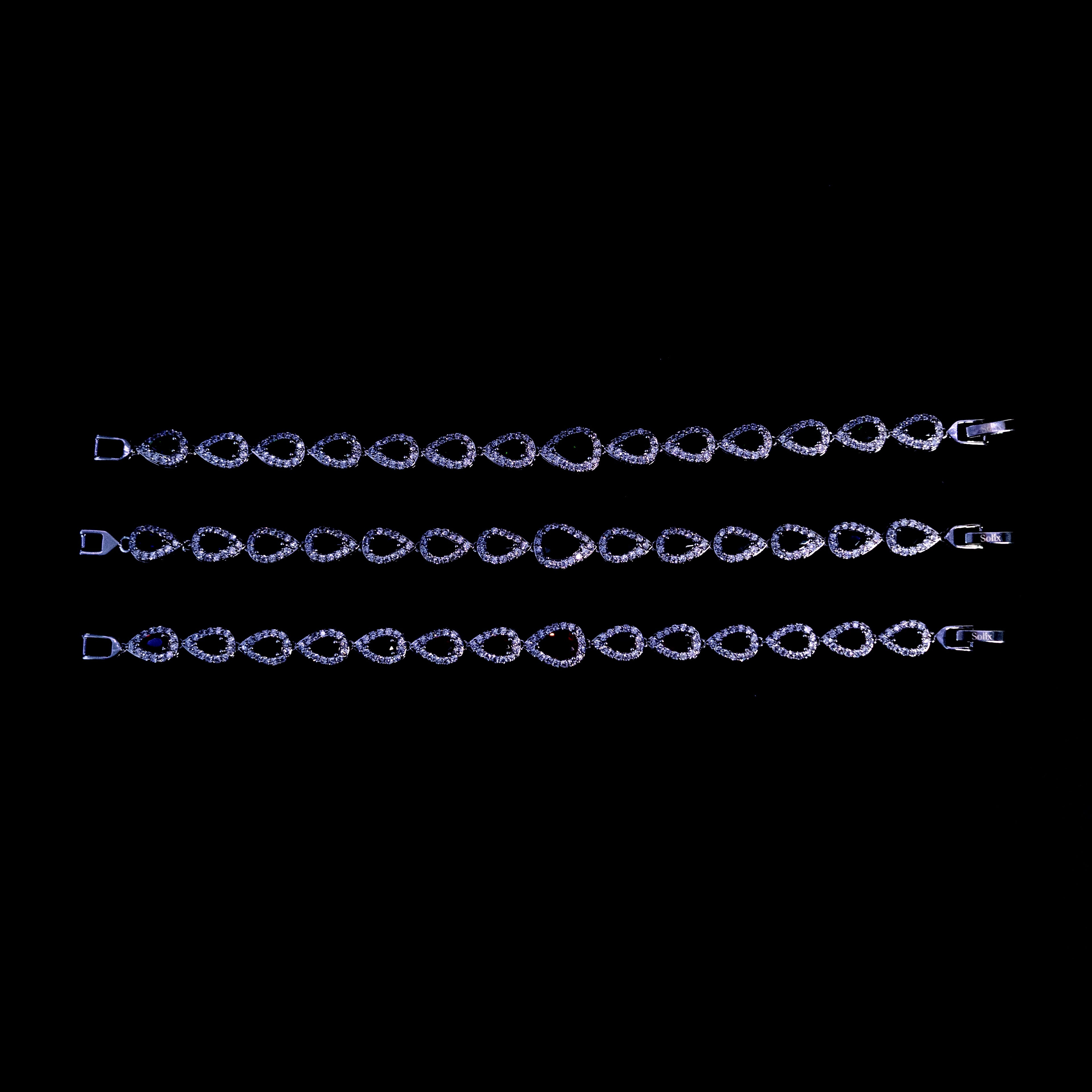 Crystal Drop Flex Bracelet