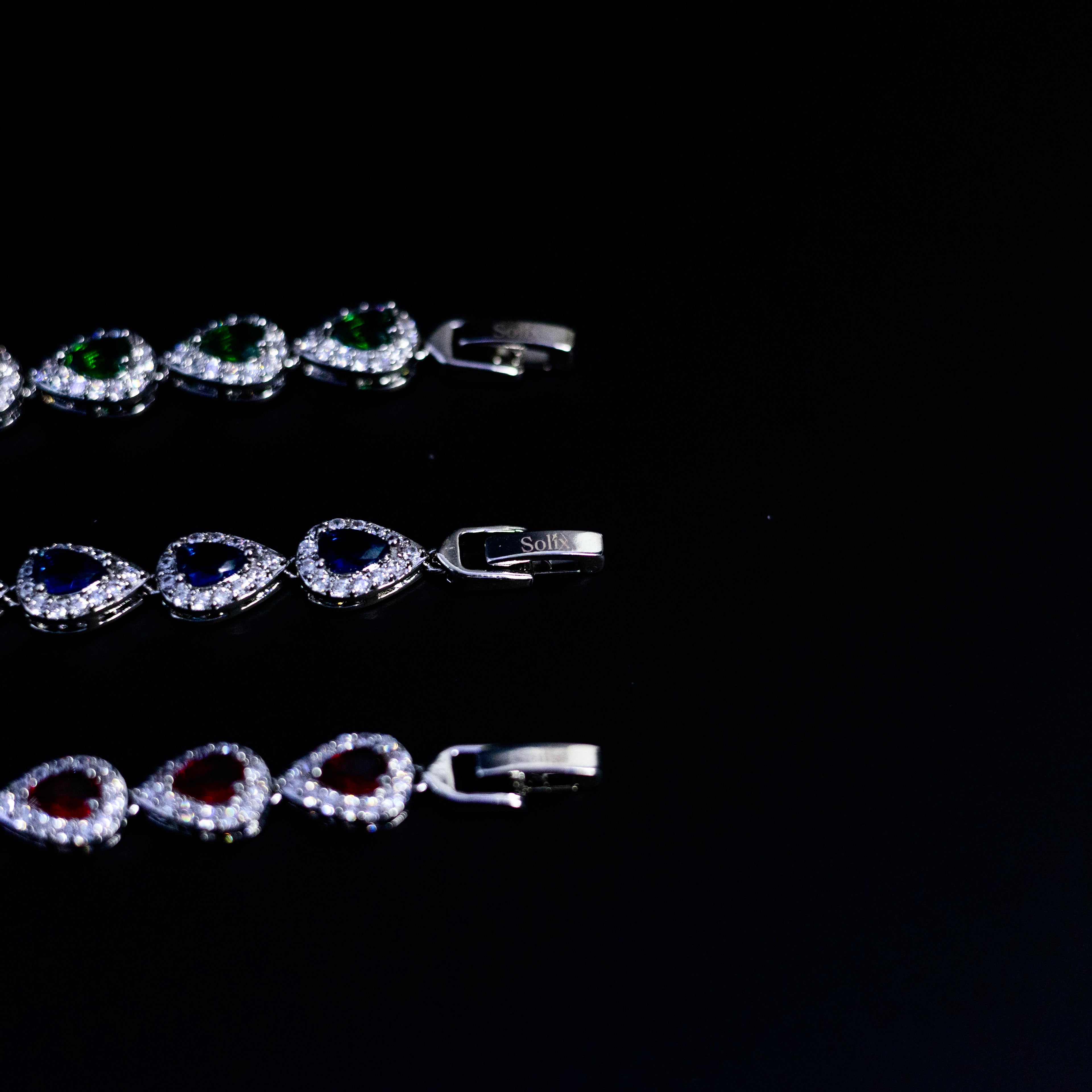 Crystal Drop Flex Bracelet
